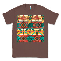 Chestnut native american aztec seamless pattern Classic Tee - BundleAndBundleShop