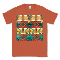 Copper native american aztec seamless pattern Classic Tee - BundleAndBundleShop