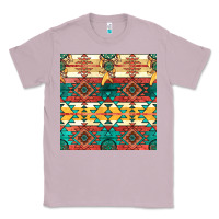 Lilac native american aztec seamless pattern Classic Tee - BundleAndBundleShop