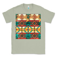 Matcha native american aztec seamless pattern Classic Tee - BundleAndBundleShop
