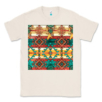 Natural native american aztec seamless pattern Classic Tee - BundleAndBundleShop