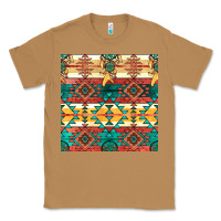 Toasted Coconut native american aztec seamless pattern Classic Tee - BundleAndBundleShop