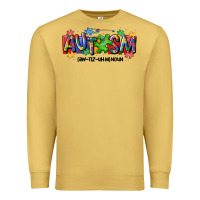 Antique Gold autism awtizuhm noun Premium Sweatshirt - MaliasSmallBusiness
