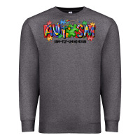 Charcoal Heather autism awtizuhm noun Premium Sweatshirt - MaliasSmallBusiness