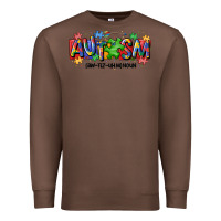 Chestnut autism awtizuhm noun Premium Sweatshirt - MaliasSmallBusiness