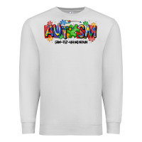 Dove Grey autism awtizuhm noun Premium Sweatshirt - MaliasSmallBusiness