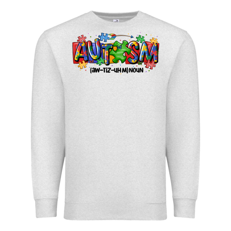 Autism Awtizuhm Noun Premium Sweatshirt by MaliasSmallBusiness | Teevron