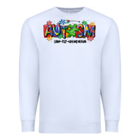White autism awtizuhm noun Premium Sweatshirt - MaliasSmallBusiness