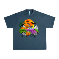 Midnight Navy halloween farm truck Urban Heavy Tee - Zillion Design Studio