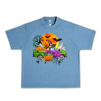 Pebble Blue halloween farm truck Urban Heavy Tee - Zillion Design Studio