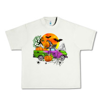 Pistachio halloween farm truck Urban Heavy Tee - Zillion Design Studio