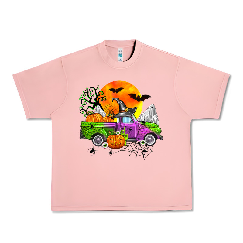 Halloween Farm Truck Urban Heavy Tee by Zillion Design Studio | Teevron