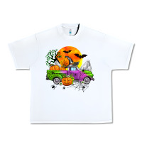 White halloween farm truck Urban Heavy Tee - Zillion Design Studio