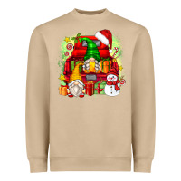 Mushroom christmas gnome truck Heavyweight Sweatshirt - Zillion Design Studio