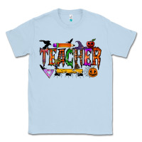 Dusty Blue teacher halloween Classic Tee - RacoonDesign