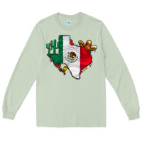 Matcha mexica texas Long Sleeve Tee - CowhideDigitalArt