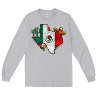 Moon Dust mexica texas Long Sleeve Tee - CowhideDigitalArt