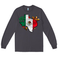 Smoke mexica texas Long Sleeve Tee - CowhideDigitalArt