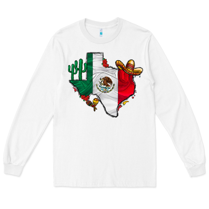 Mexica Texas Long Sleeve Tee by CowhideDigitalArt | Teevron