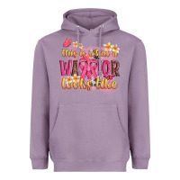 Lavender this is what a warrior looks like Heavyweight Hoodie - NancyCooperArtShop
