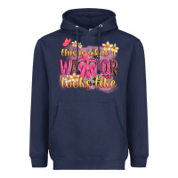 Navy this is what a warrior looks like Heavyweight Hoodie - NancyCooperArtShop