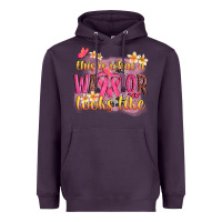 Plum this is what a warrior looks like Heavyweight Hoodie - NancyCooperArtShop