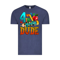 Vintage Denim 4th grade dude Vintage Tee - texasbilliewilder