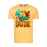 Vintage Mustard 4th grade dude Vintage Tee - texasbilliewilder