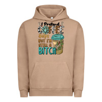 Pigment Burro i pretend coffee helps but i'm still a bitch Urban Hoodie - BarkalooDesign