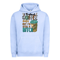 Pigment Grape Ice i pretend coffee helps but i'm still a bitch Urban Hoodie - BarkalooDesign