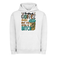 Pigment Lunar Rock i pretend coffee helps but i'm still a bitch Urban Hoodie - BarkalooDesign