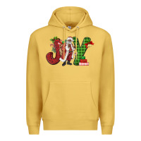 Antique Gold Joy Black Santa Premium Hoodie - MaliasSmallBusiness