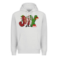 Dove Grey Joy Black Santa Premium Hoodie - MaliasSmallBusiness