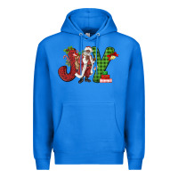 True Royal Joy Black Santa Premium Hoodie - MaliasSmallBusiness