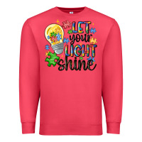 Cardinal let your light shine Premium Sweatshirt - MaliasSmallBusiness