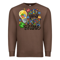 Chestnut let your light shine Premium Sweatshirt - MaliasSmallBusiness