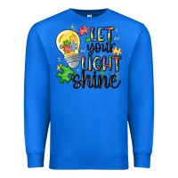 True Royal let your light shine Premium Sweatshirt - MaliasSmallBusiness