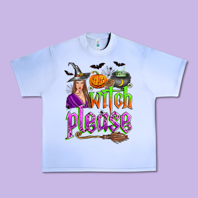 Witch Please Urban Heavy Tee Designed By Zillion Design Studio