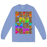 Colony Blue pride pride pride pride Long Sleeve Tee - HRA Design Shop