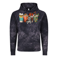 Cloud Black alaskan husky dog coffee cups Vintage Hoodie - texasbilliewilder