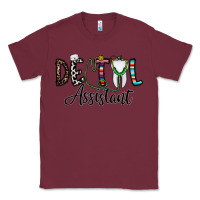 Burgundy dentalassistant Classic Tee - CowhideDigitalArt