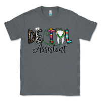 Charcoal Heather dentalassistant Classic Tee - CowhideDigitalArt