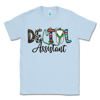 Dusty Blue dentalassistant Classic Tee - CowhideDigitalArt
