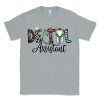 Heather Grey dentalassistant Classic Tee - CowhideDigitalArt