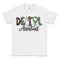 White dentalassistant Classic Tee - CowhideDigitalArt