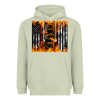 Matcha Western Firefighter Dad Heavyweight Hoodie - LillyAllenDesigns