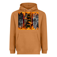 Meerkat Western Firefighter Dad Heavyweight Hoodie - LillyAllenDesigns