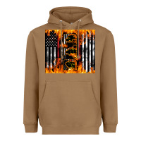 Toasted Coconut Western Firefighter Dad Heavyweight Hoodie - LillyAllenDesigns