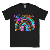 Black stitch and lilo rainbow Classic Tee - AdoDesignShop