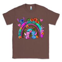 Chestnut stitch and lilo rainbow Classic Tee - AdoDesignShop